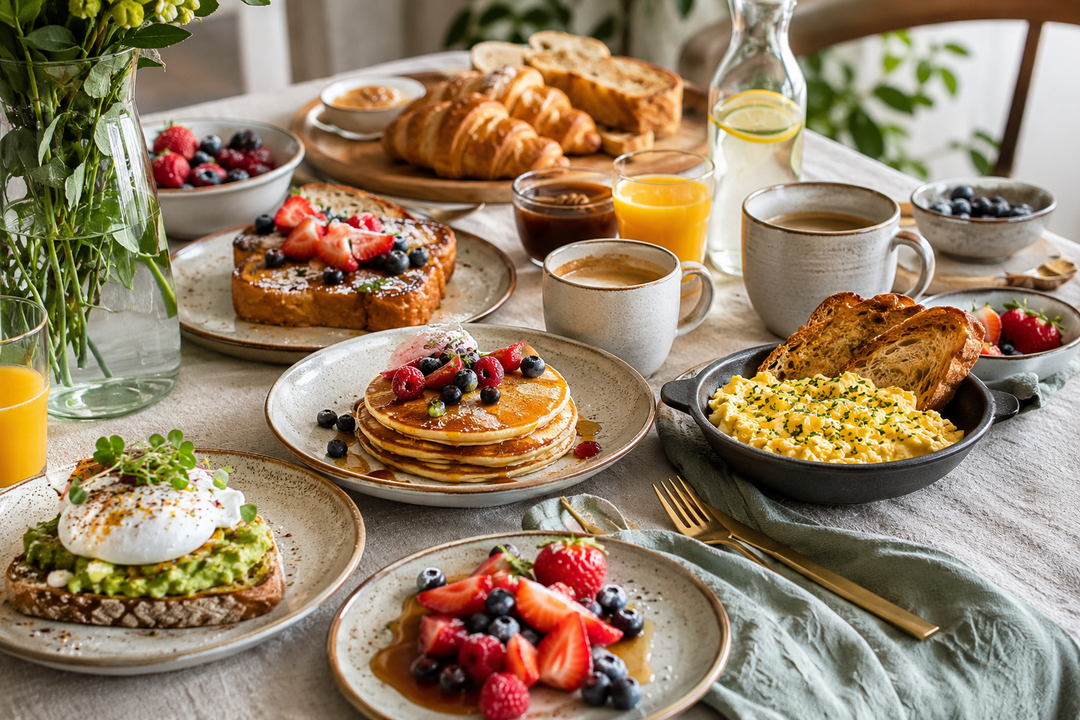 Brunch à la maison : 4 recettes faciles et rapides