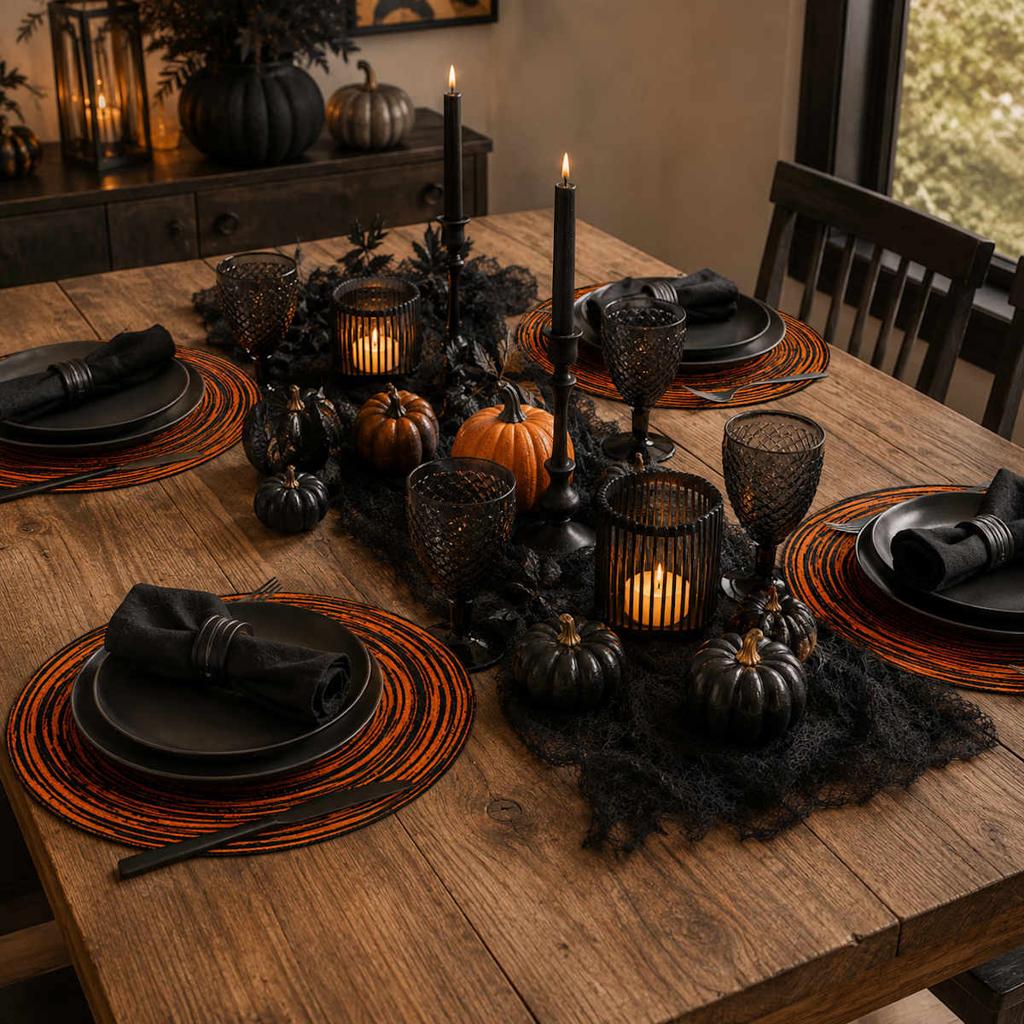 Découvrez 7 idées déco de table d'halloween pour impressionner vos convives !