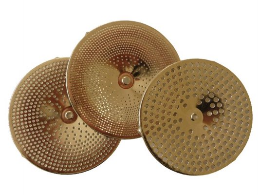 Lot de 3 grilles inox pour passe-légumes diamètre 24,27 et 31 cm Passe-légumes Guillouard