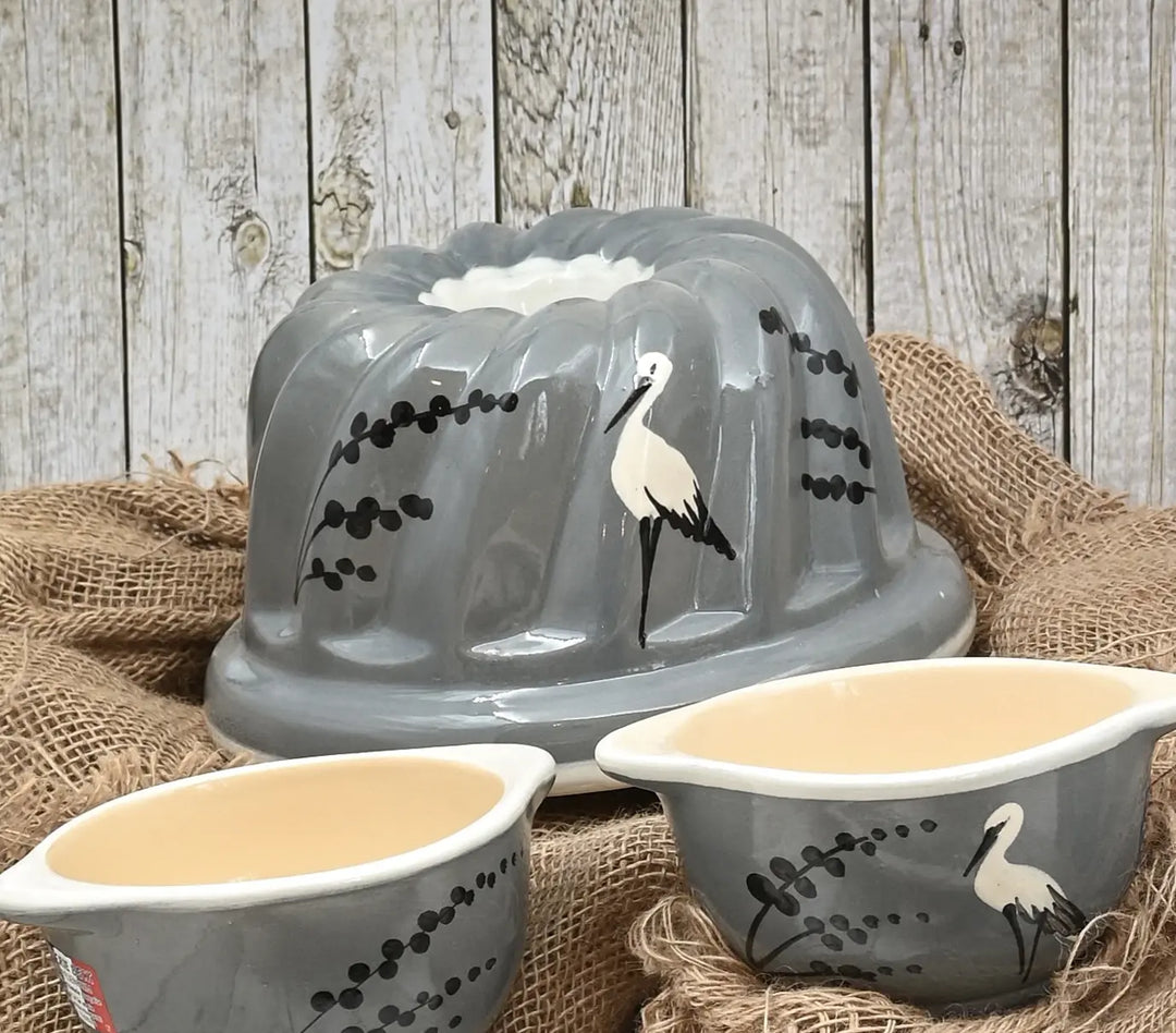 Kougelhopf gris cigogne épis Moules à Kougelhopf Poterie Beck