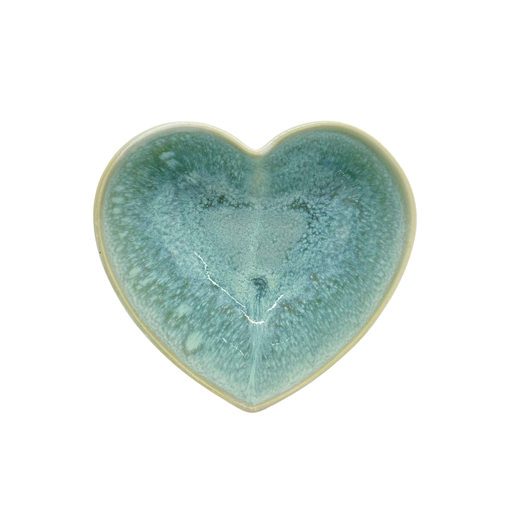 Bol coeur vert celadon