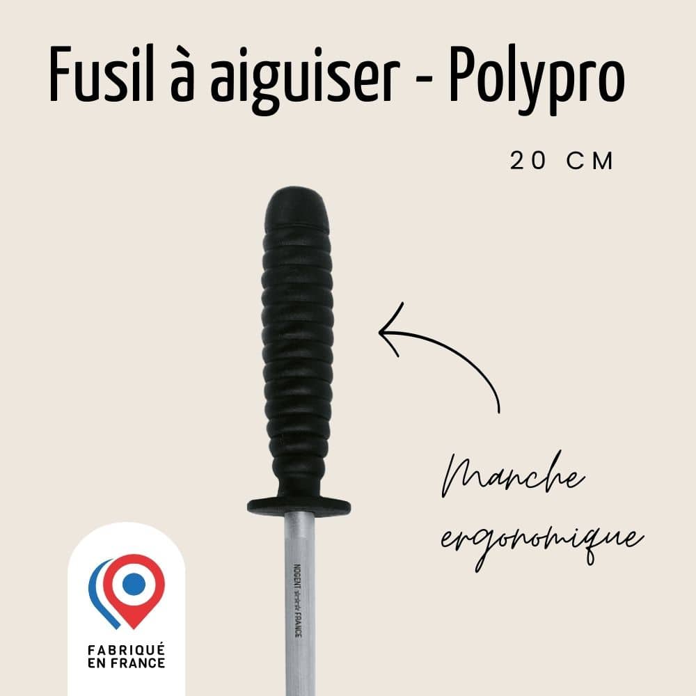 Fusil à aiguiser de 20cm - Chromé & Aimanté | Pratik