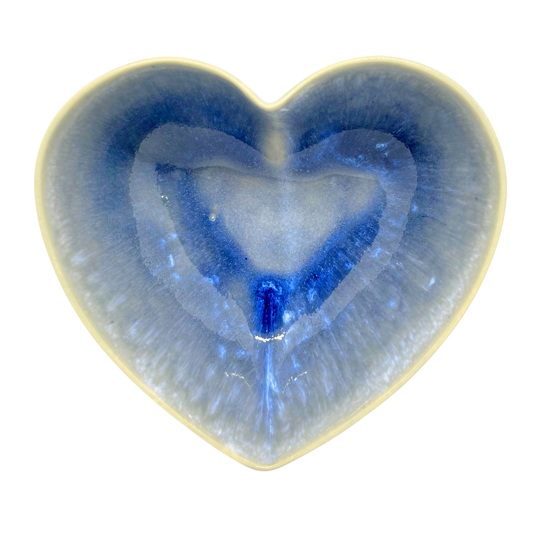 Bol coeur Bleu brise