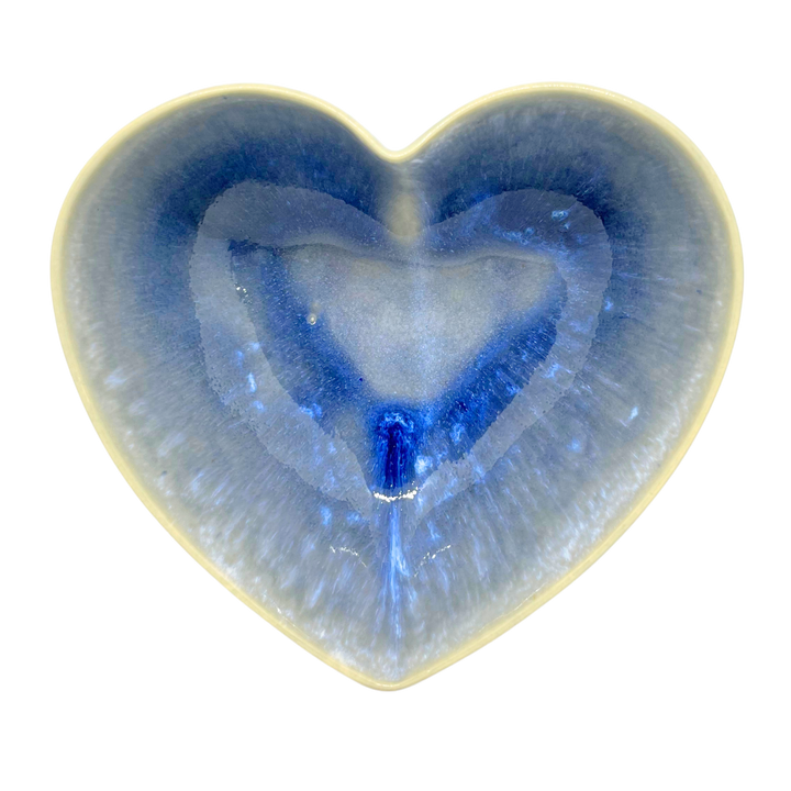 Bol coeur Bleu brise