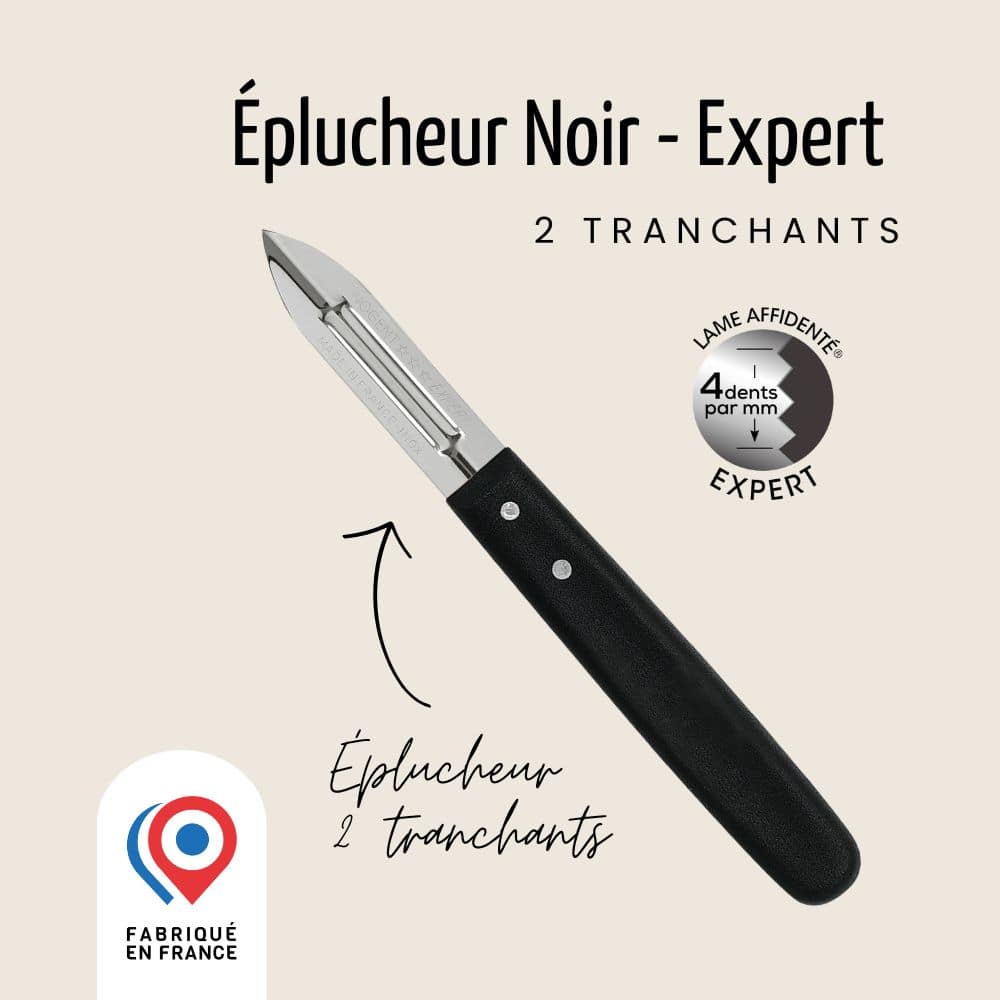 Éplucheur – 2 tranchants | Expert Affidenté®