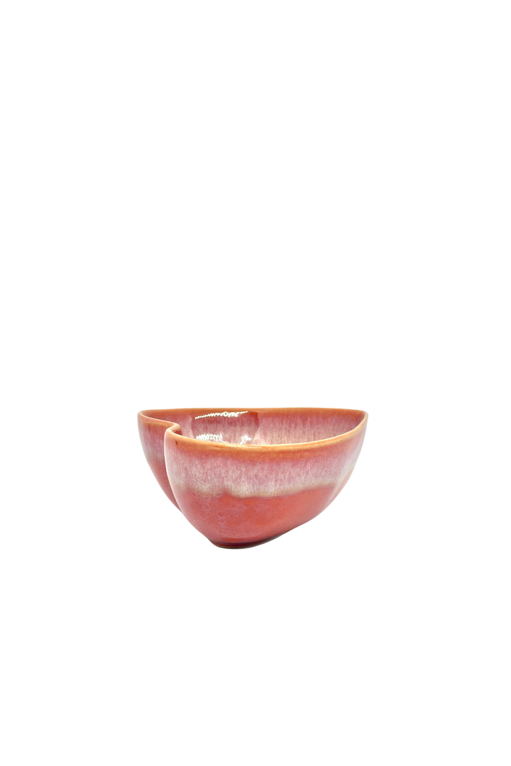 Pink heart bowl