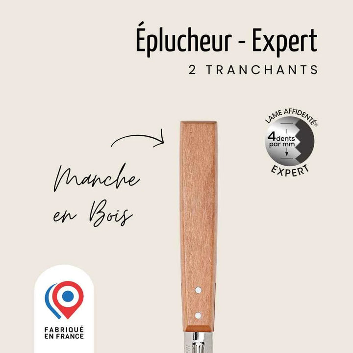 Éplucheur – 2 tranchants | Affidenté® Naturel