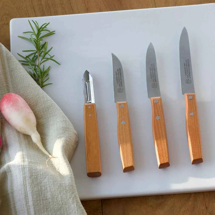 Couteau d’Office – Lame 9 cm – 4 dents au mm | Affidenté® Naturel