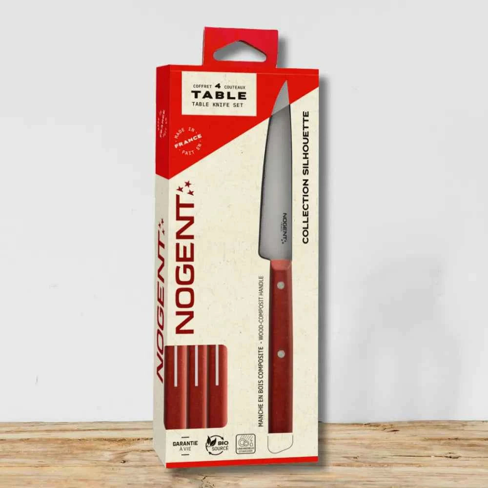 Coffret 4 couteaux de table - "Collection Silhouette"