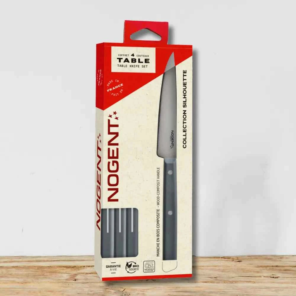 Coffret 4 couteaux de table - "Collection Silhouette"