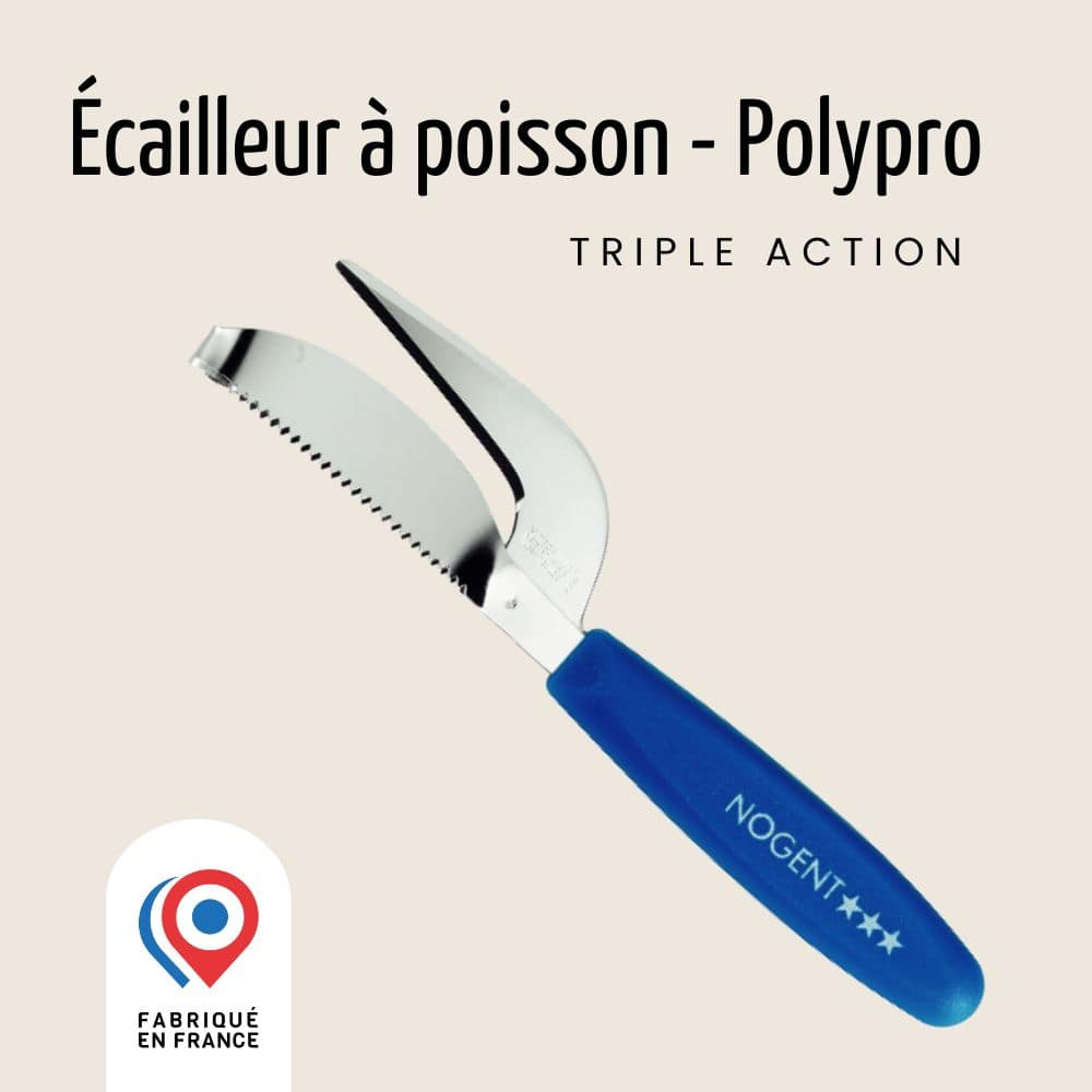 Écailleur à poisson - Triple action | Classic Polypro