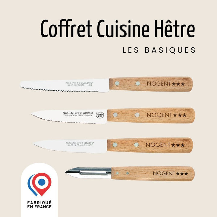 Coffret Cuisine - Bois Hêtre | Les basiques pour ma cuisine