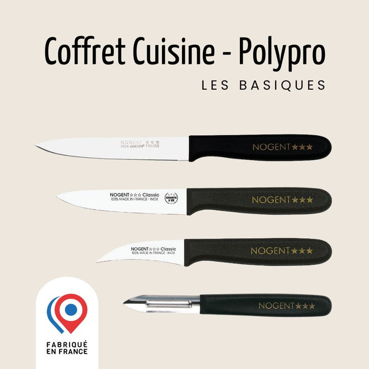 Coffret Cuisine - Polypro Noir | Les basiques pour ma cuisine