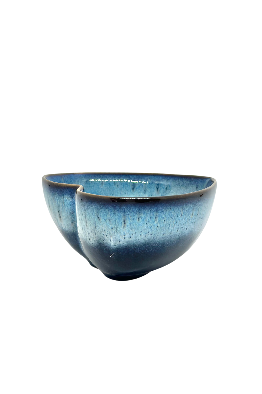 Dark blue heart bowl