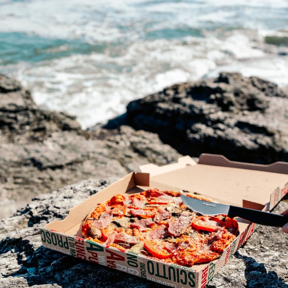 Couteau à pizza - Lame 11cm crantée - Noir | Classic Polypro Couteaux à pizzas Nogent 3 Etoiles