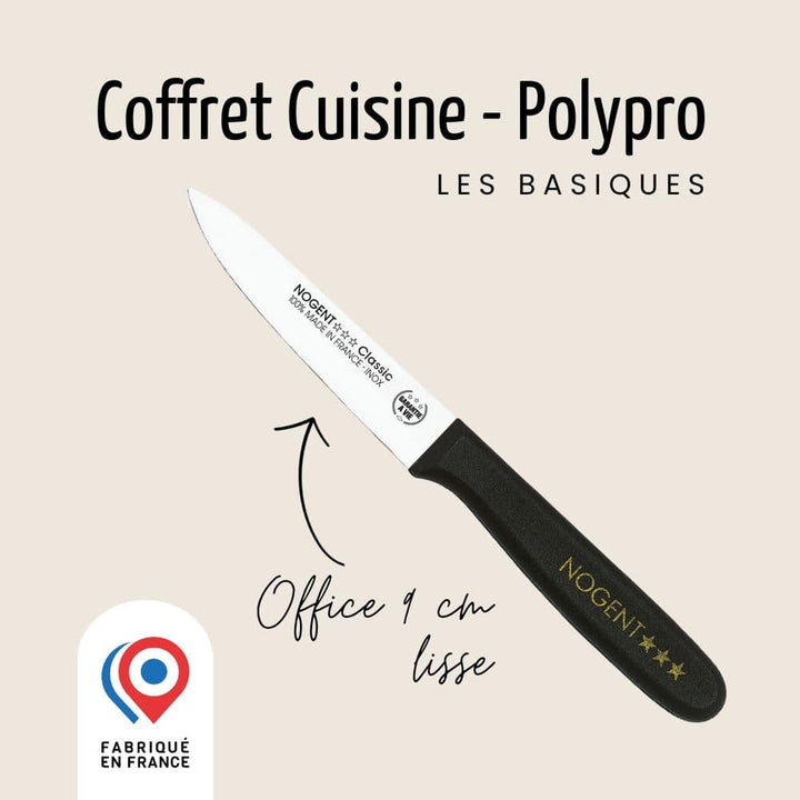 Coffret Cuisine - Polypro Noir | Les basiques pour ma cuisine