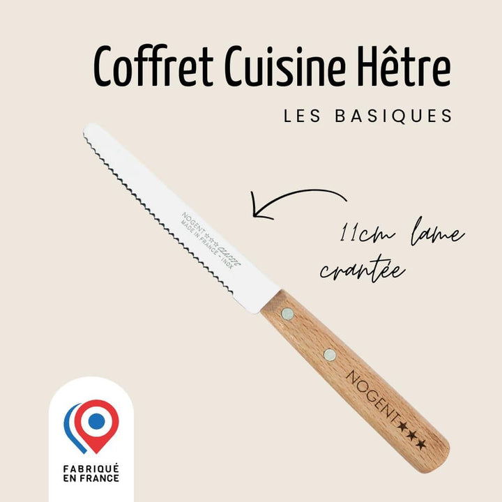 Coffret Cuisine - Bois Hêtre | Les basiques pour ma cuisine