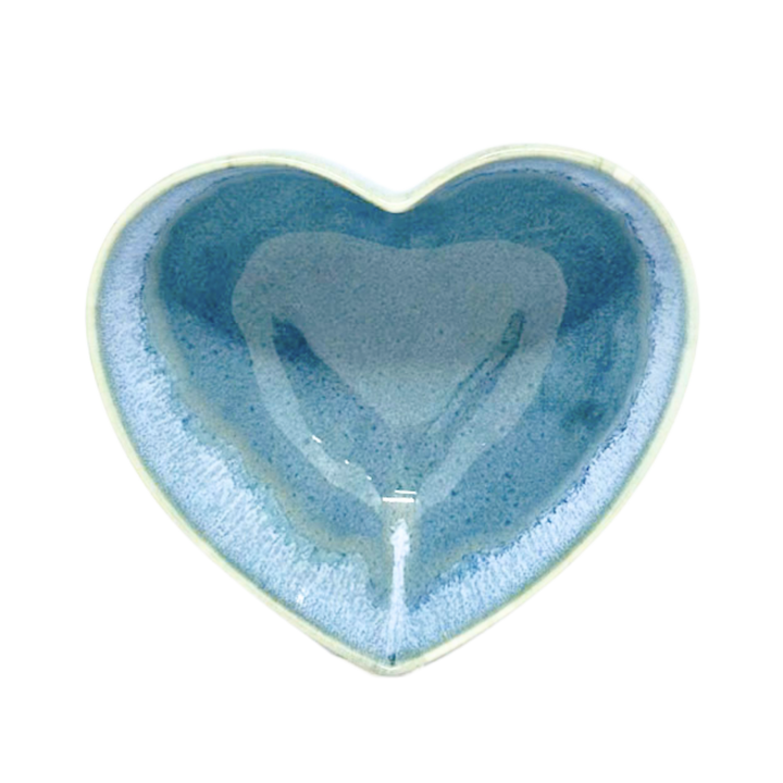 Blue heart bowl