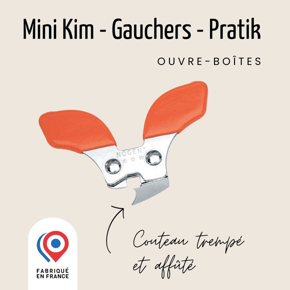 Mini Kim - Ouvre-boîtes pour les gauchers | Pratik