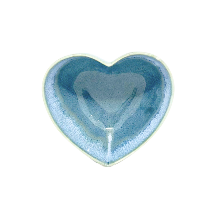 Blue heart bowl