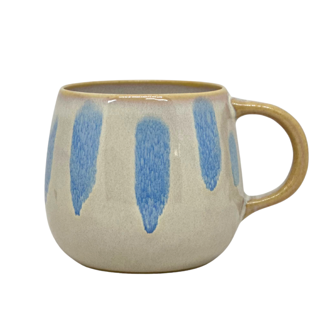Mug à rayures bleues