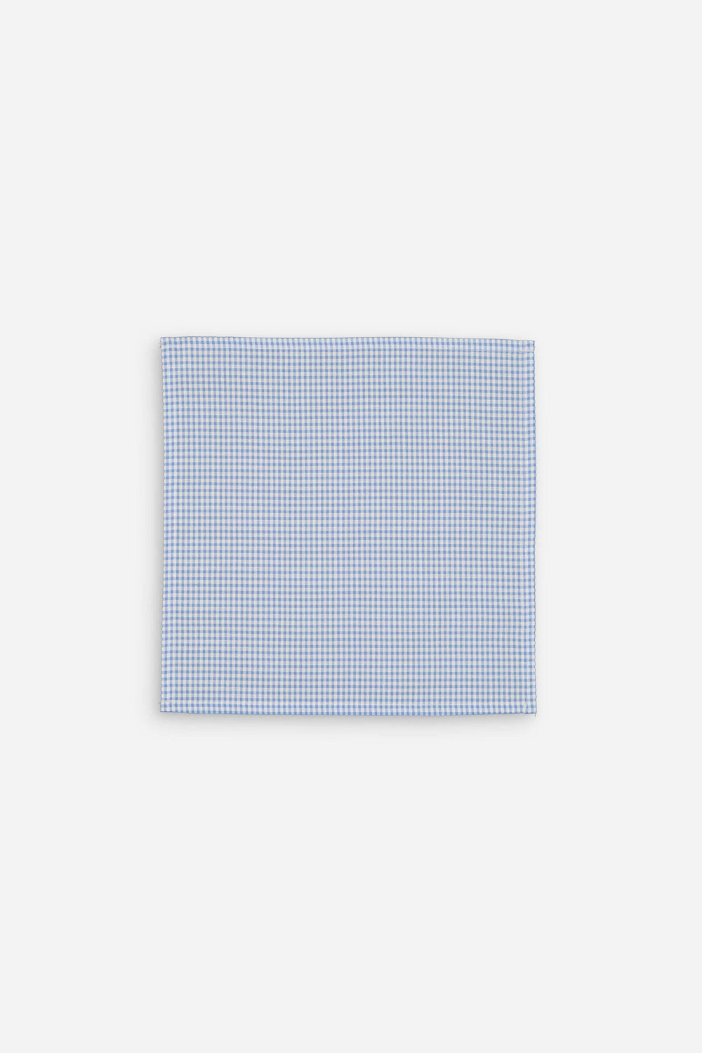 Lot de 4 serviettes de table petit vichy bleu ciel