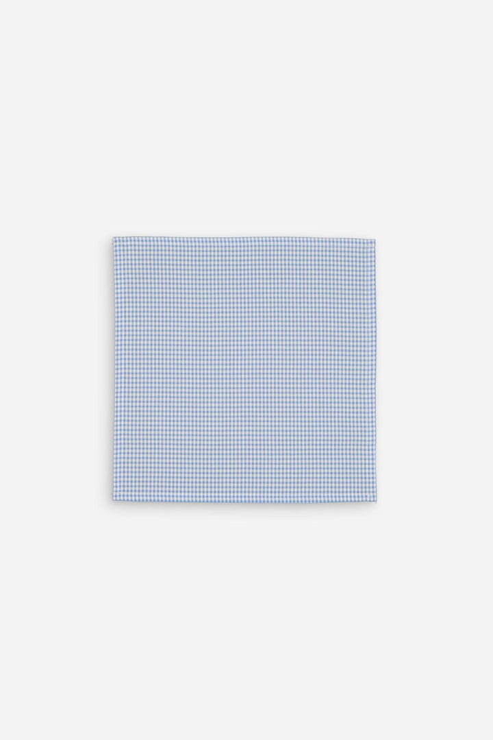 Serviette de table petit vichy bleu ciel - Lot de 2