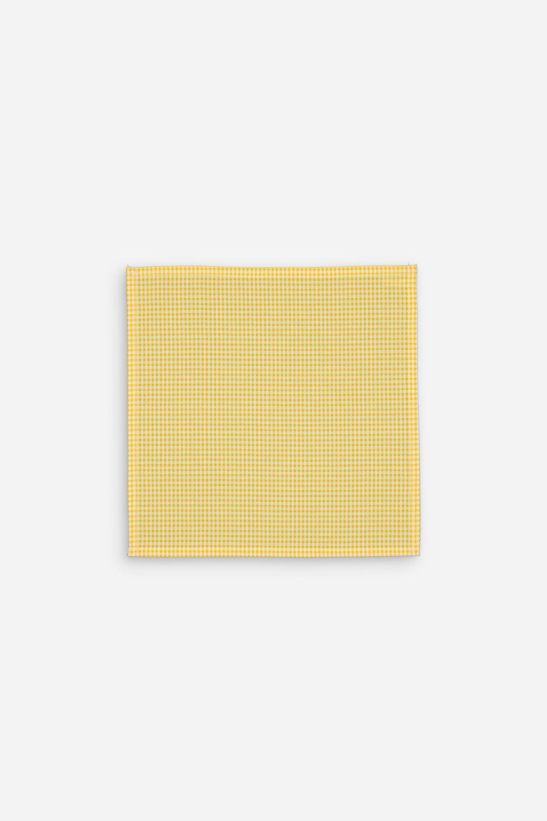 Serviette de table petit vichy jaune - Lot de 2