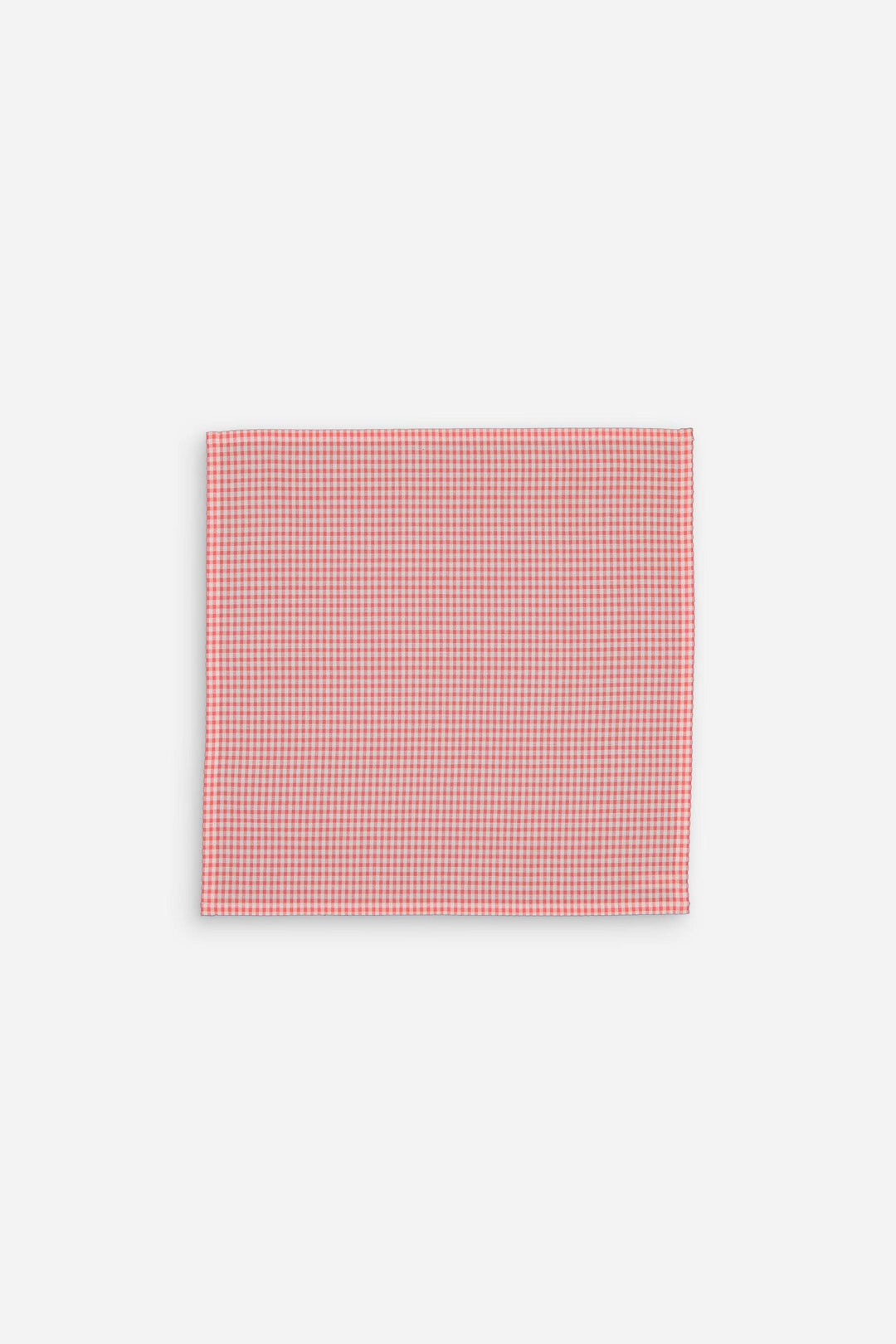 Lot de 4 serviettes de table petit vichy corail