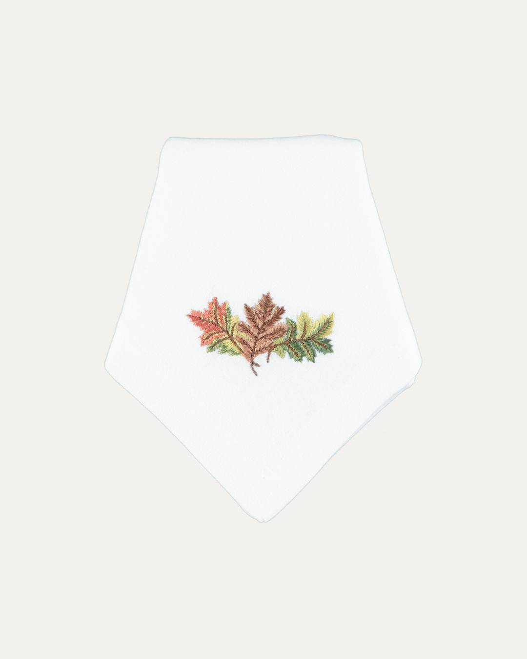 Serviette feuilles