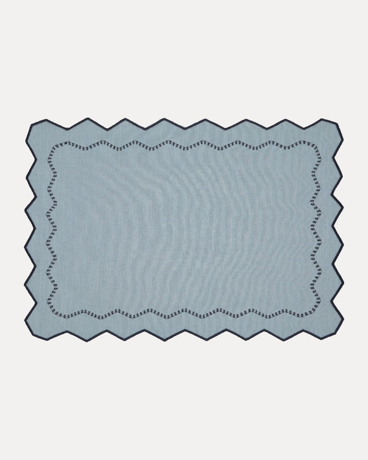 Set de table Alba bleu et gris