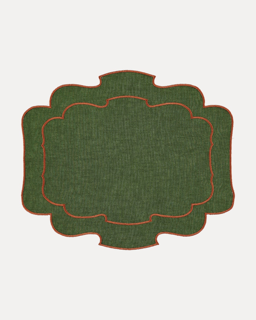 Set de table Belmonte, Vert et Terracota