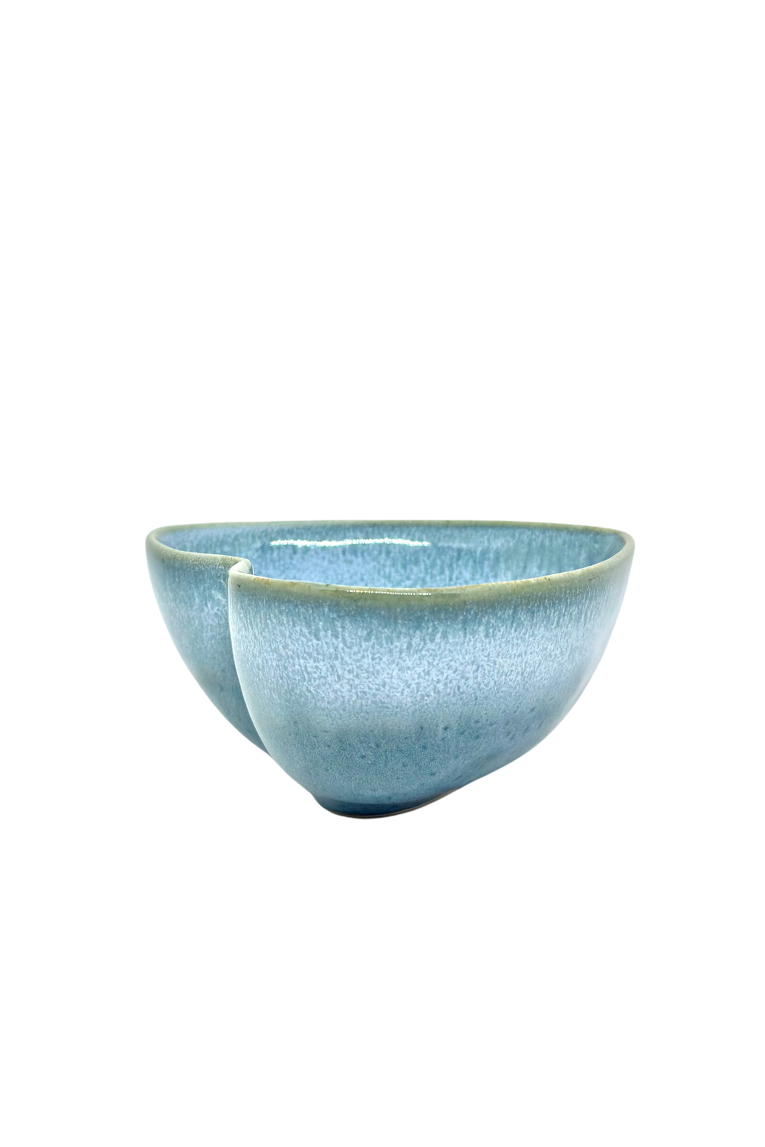 Blue heart bowl