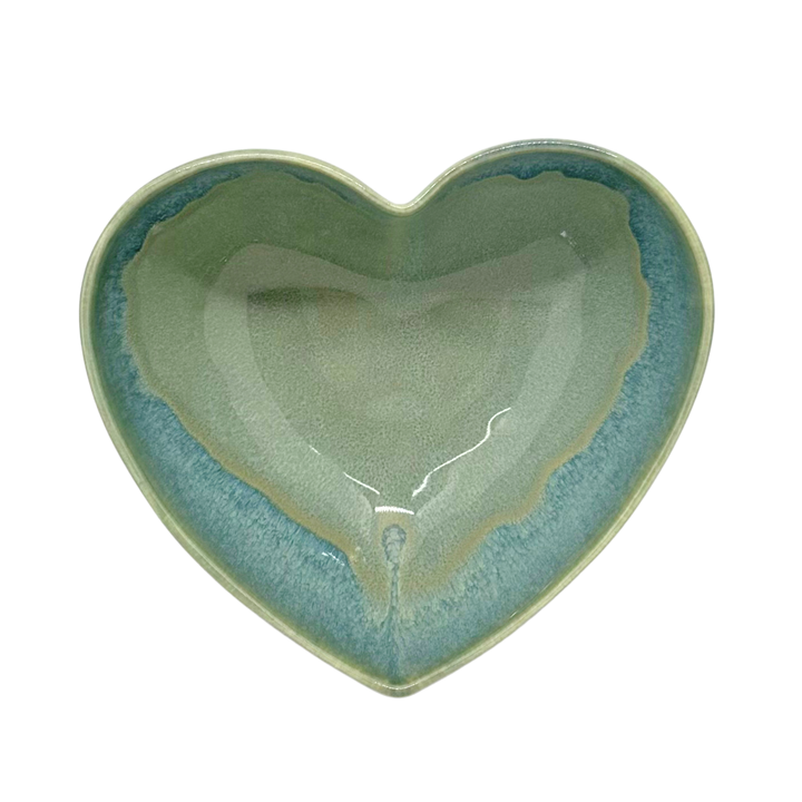 Bol coeur turquoise