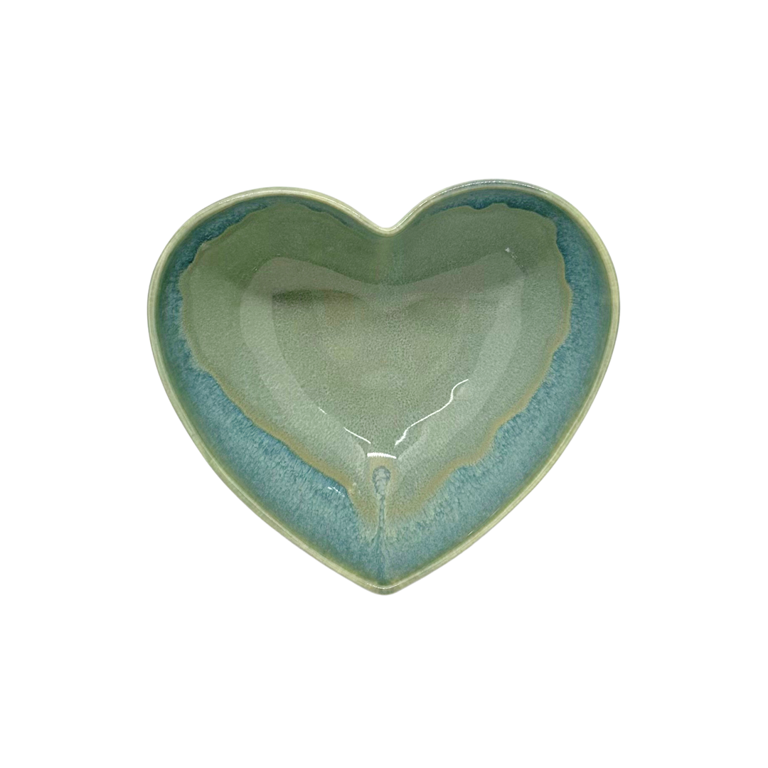 Bol coeur turquoise