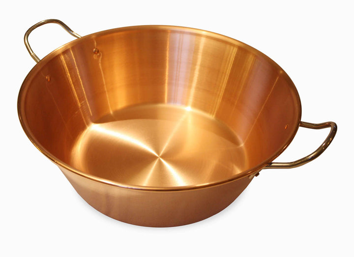 Bassine à sucreries avec anses inox Bassines à confiture Baumalu