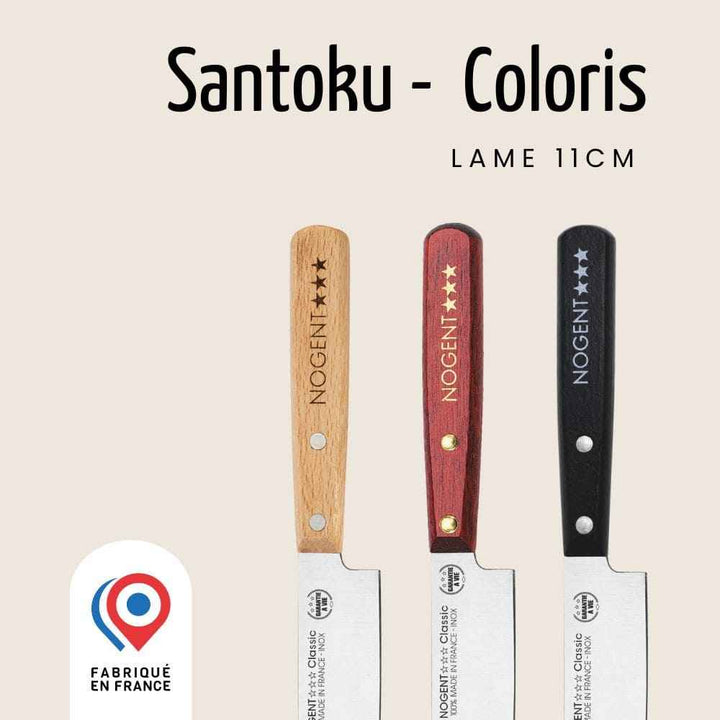 Couteau Mini Santoku - Lame lisse 11cm | Nogent Iconic