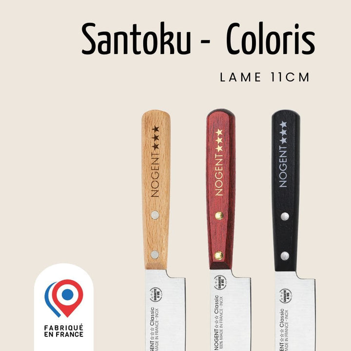 Couteau Santoku - Lame lisse 11cm | Classic Bois