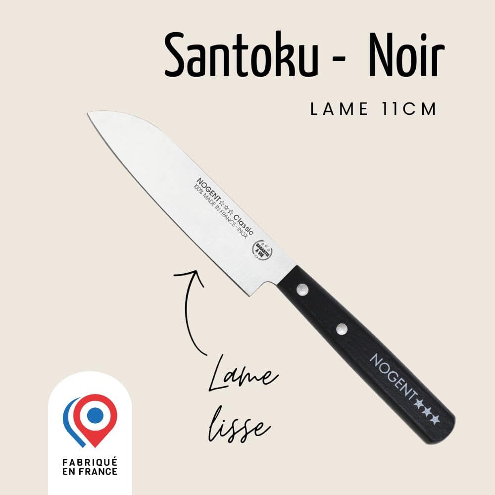 Couteau Mini Santoku - Lame lisse 11cm | Nogent Iconic
