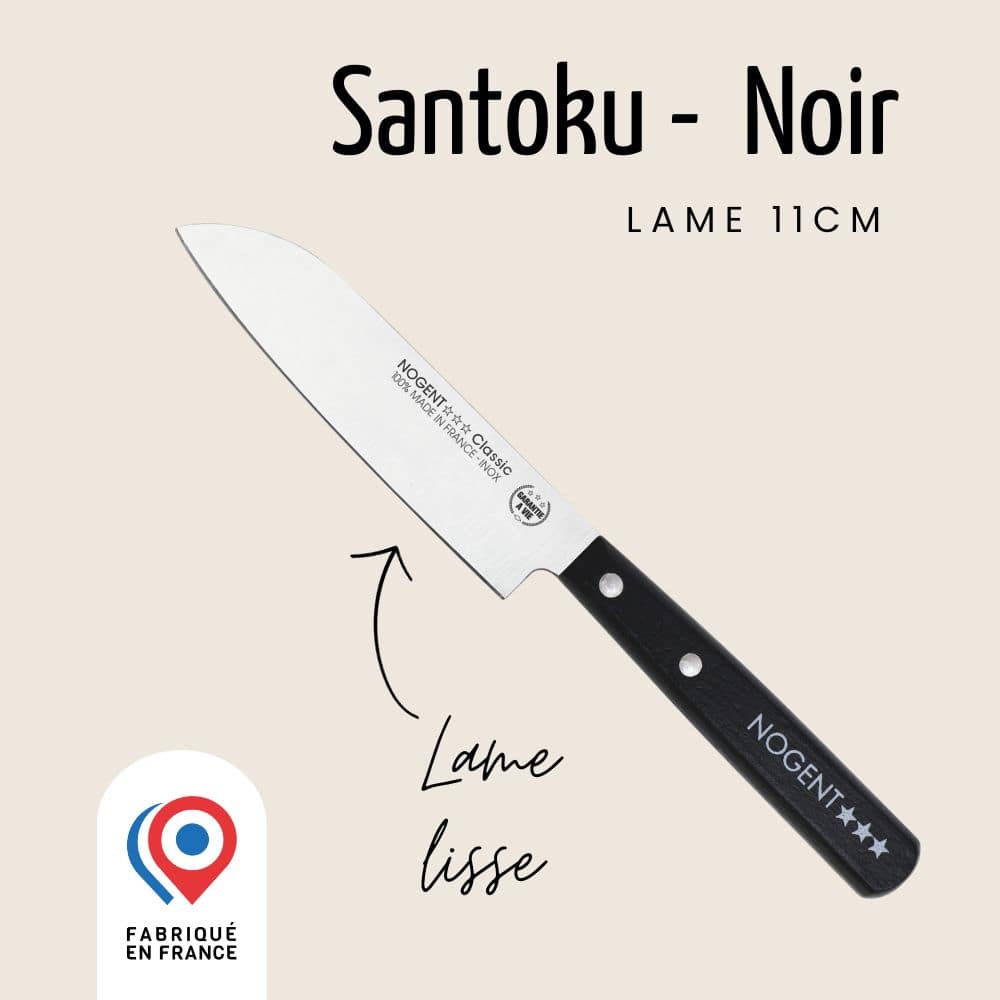 Couteau Santoku - Lame lisse 11cm | Classic Bois