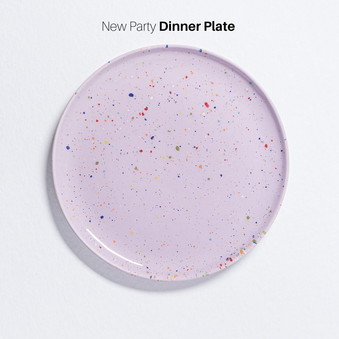 Service 24 pièces New Party Lila Services vaisselle Egg Back Home