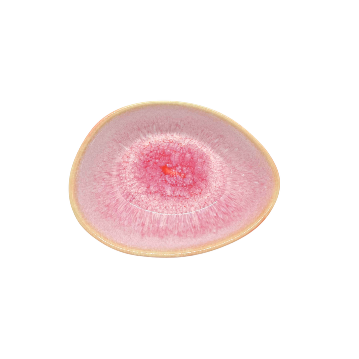 Bol oval  en céramique portugaise artisanale Troia brun