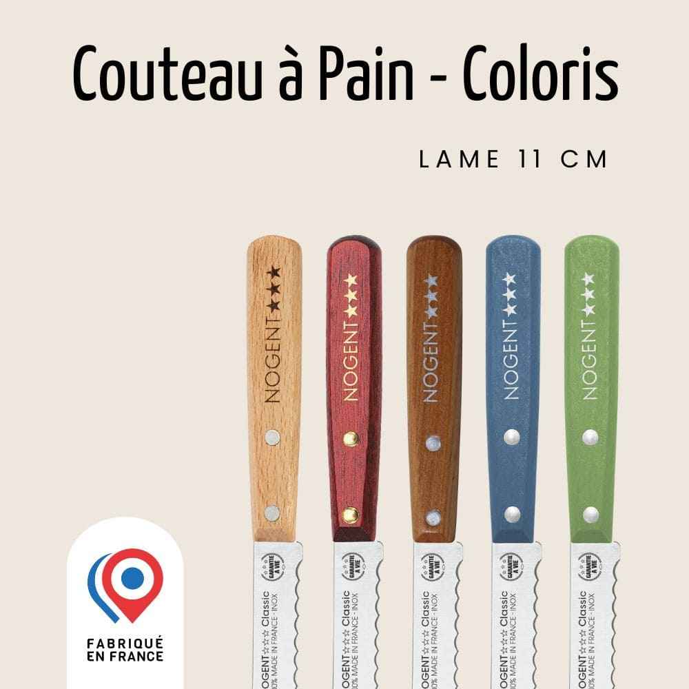 Couteau Baguette - Lame 11cm crantée 6mm | Nogent Iconic