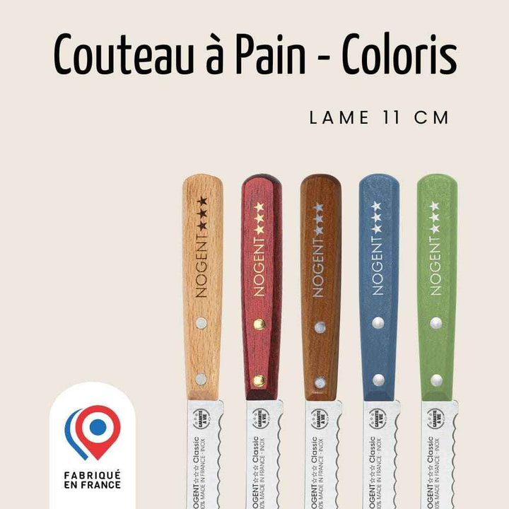 Couteau Baguette - Lame 11cm crantée 6mm | Nogent Iconic