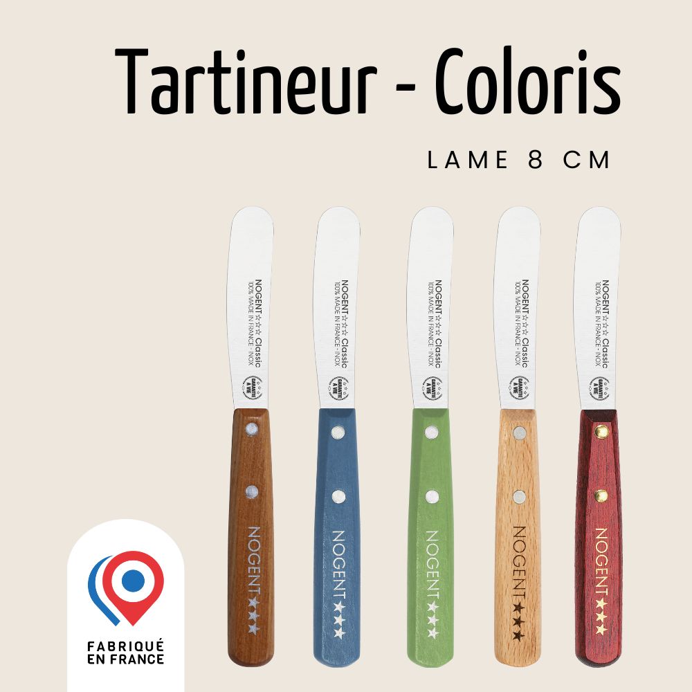 Tartineur - Lame lisse 8cm | Classic Bois Tartineurs Nogent 3 Etoiles