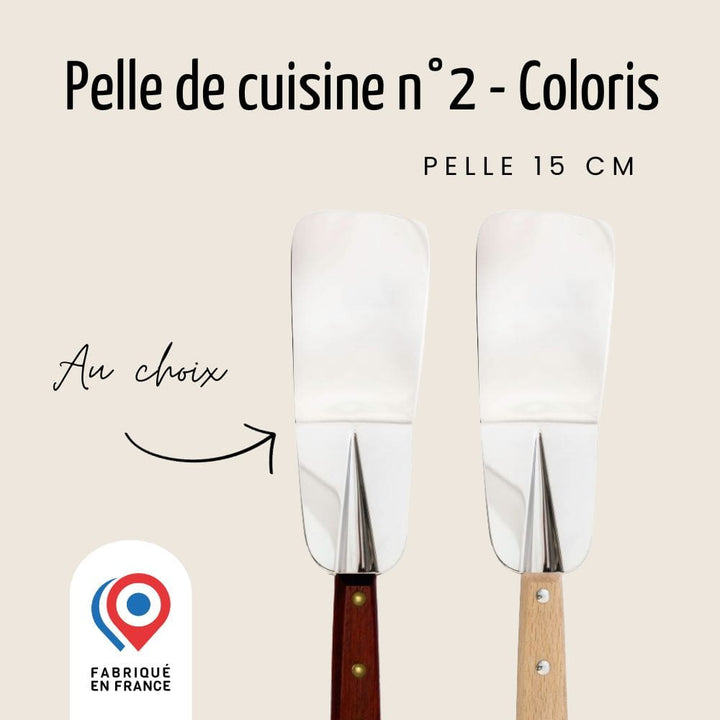 Grande Pelle de cuisine - 15 cm - Bois | Pratik