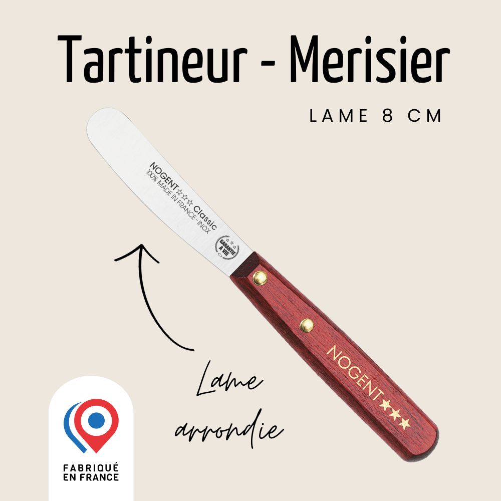 Tartineur - Lame lisse 8cm | Classic Bois