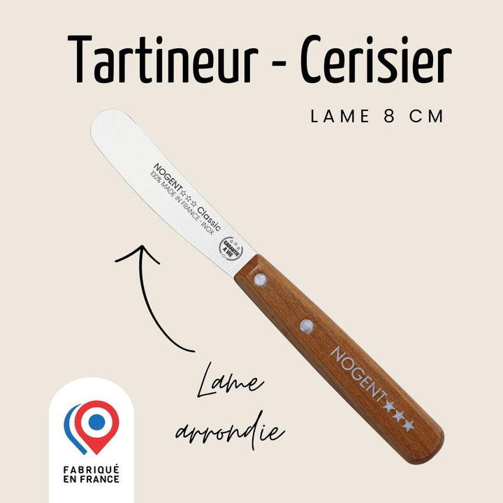 Tartineur - Lame lisse 8cm | Classic Bois