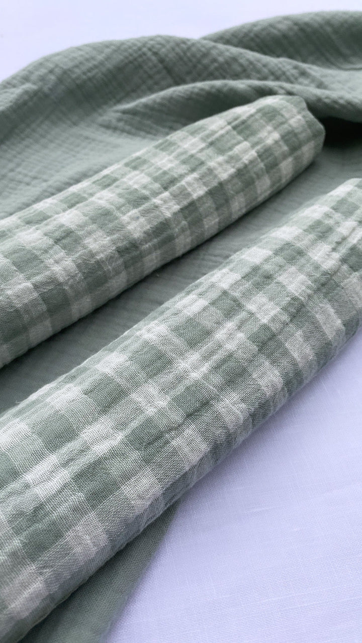 X2 Vichy Green Grey Placemat