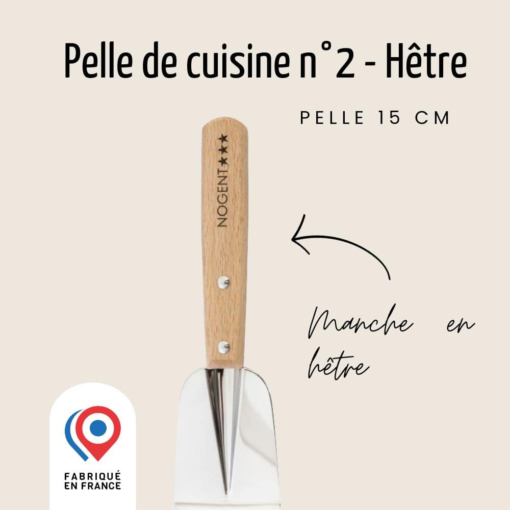 Grande Pelle de cuisine - 15 cm - Bois | Pratik